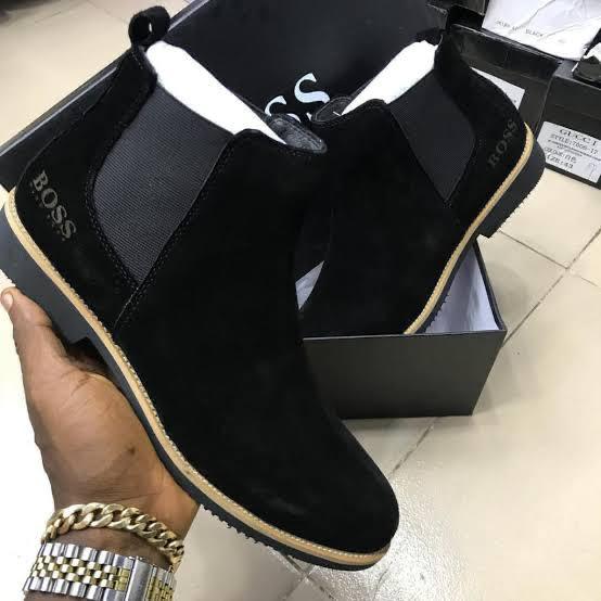Billionaire Boss Renato Suede Ankle Boots