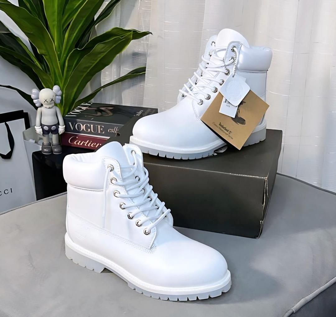 Timberland Premium Ankle Waterproof Boots – White