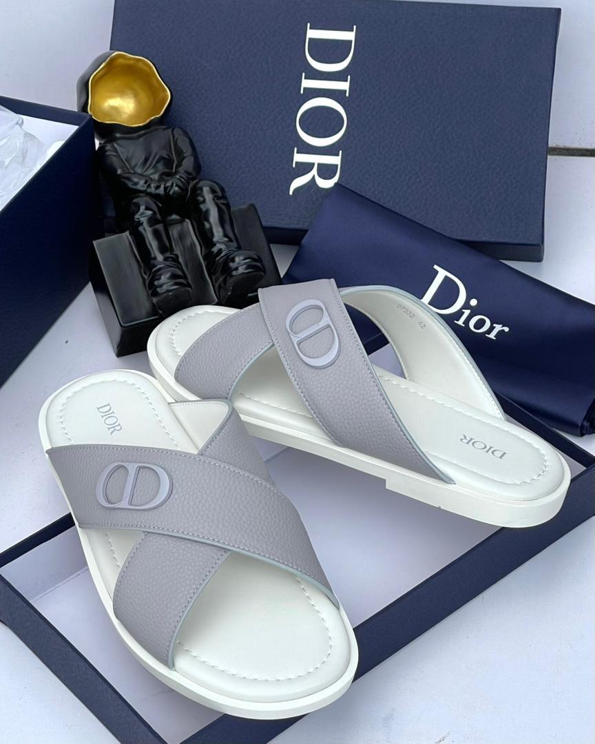 Dior Luxury Slide (White)