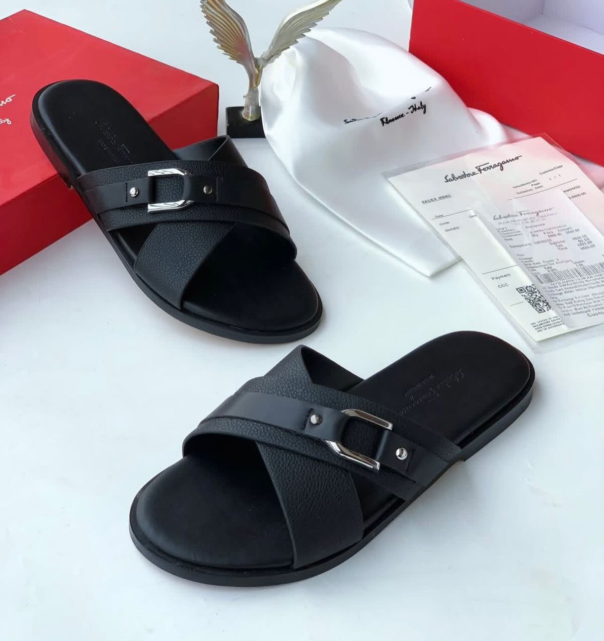 Ferragamo Crossover Slide