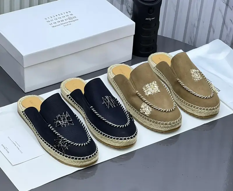 Maison Margiela Stitched Espadrille Mules