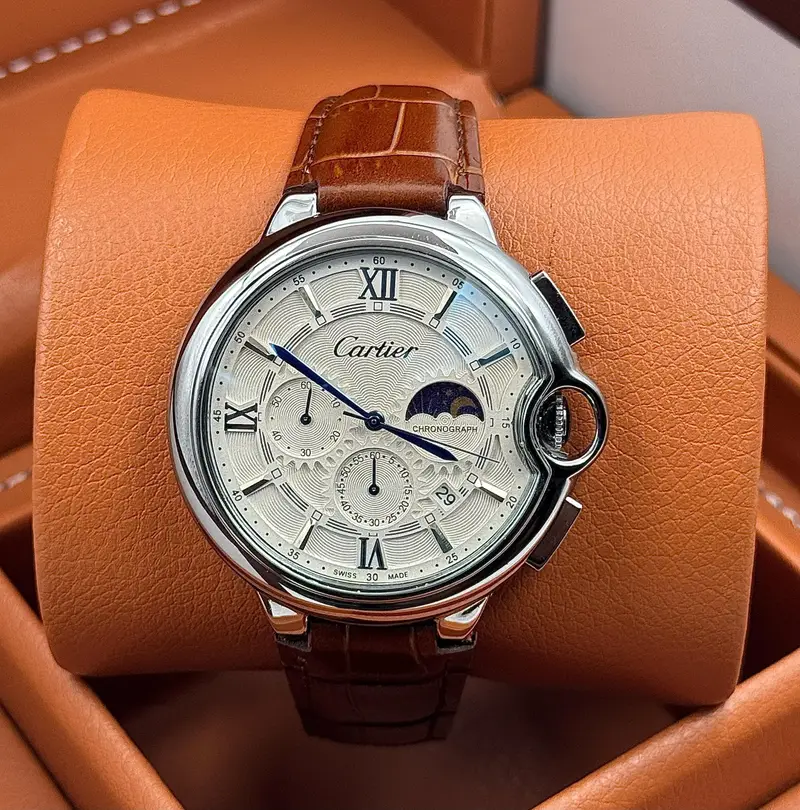 Cartier Chronograph Moon Phase Watch