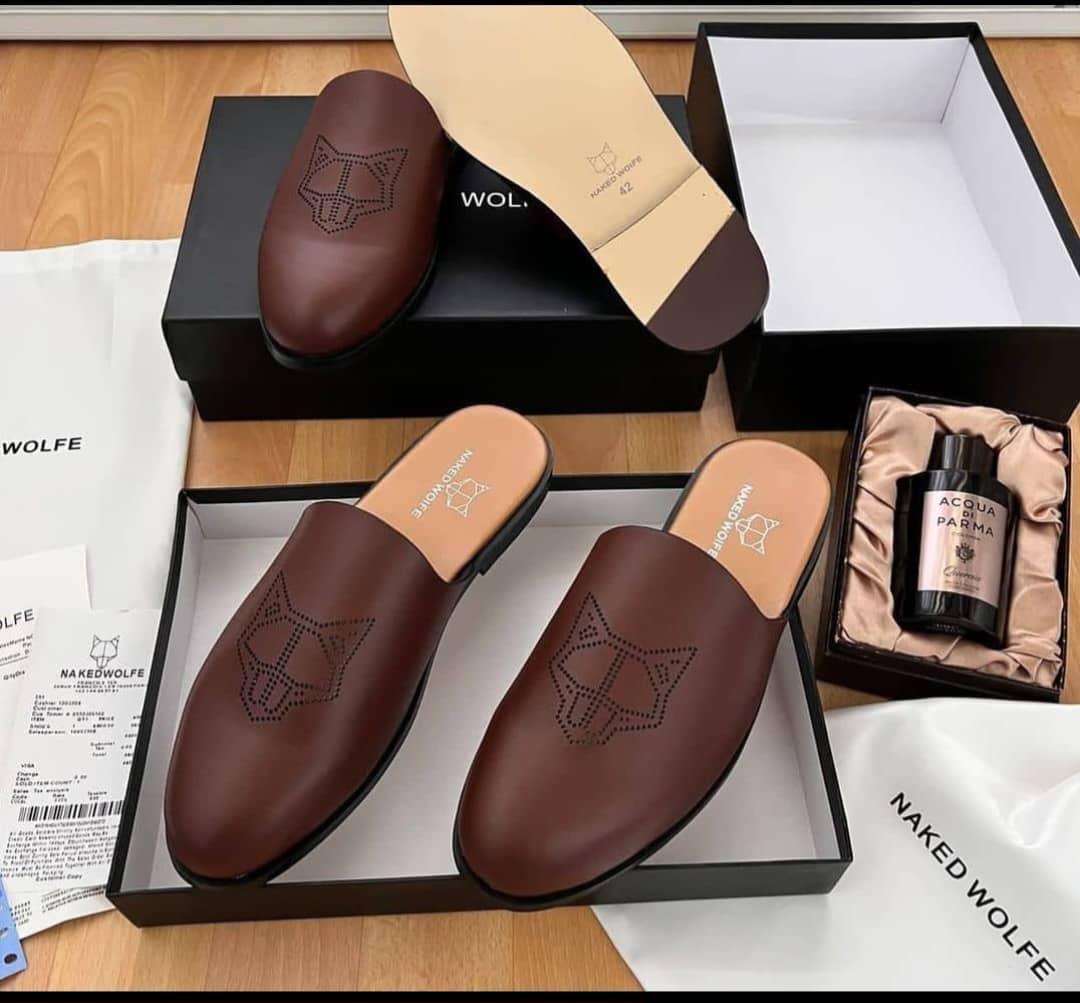 Luxury Brown men’s half shoe