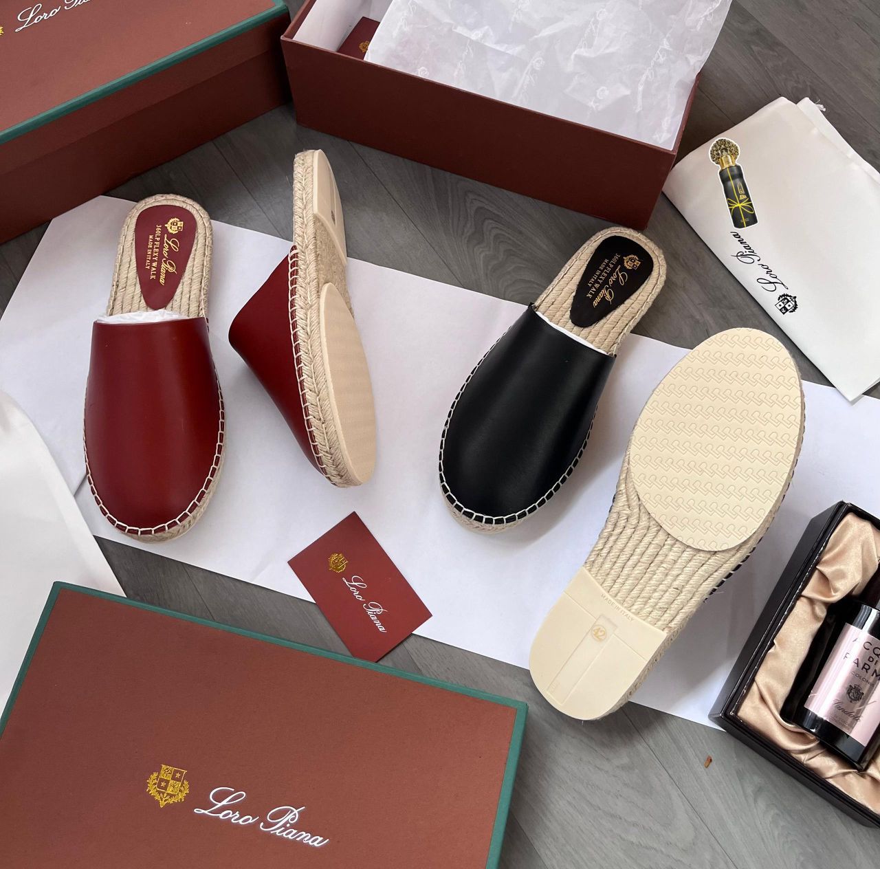 Loro Piana Summer walk Espadrille Mule