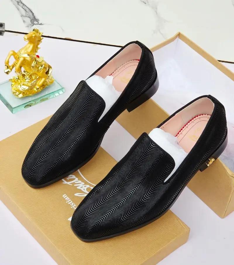 Christian Louboutin Black Loafers